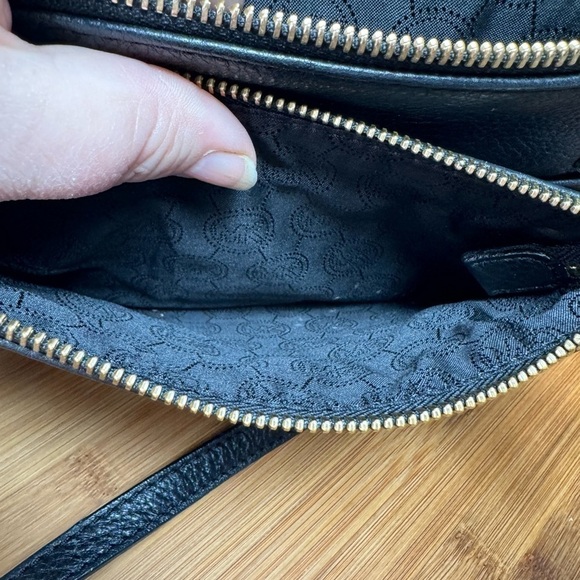Michael Kors Crossbody Black Fulton Shoulder Bag Organizer‎ Purse Double … - Picture 7 of 10